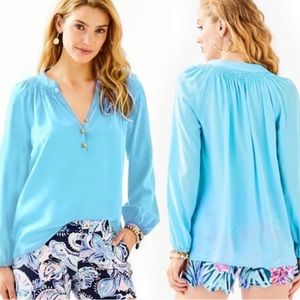 Lily Pulitzer long sleeve blouse, size S